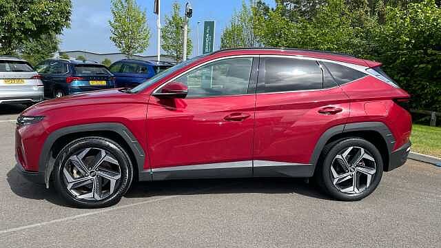 Hyundai TUCSON 1.6 h T-GDi Ultimate SUV 5dr Petrol Hybrid Auto Euro 6 (s/s) (230 ps) Sunset Red