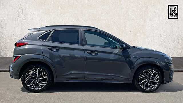 Hyundai KONA 1.0 T-GDi MHEV N Line SUV 5dr Petrol Hybrid Manual Euro 6 (s/s) (120 ps) Grey
