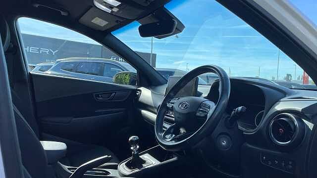 Hyundai KONA 1.0 T-GDi MHEV N Line SUV 5dr Petrol Hybrid Manual Euro 6 (s/s) (120 ps) White