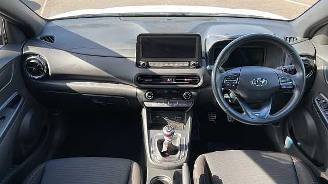 Hyundai KONA 1.0 T-GDi MHEV N Line SUV 5dr Petrol Hybrid Manual Euro 6 (s/s) (120 ps) White