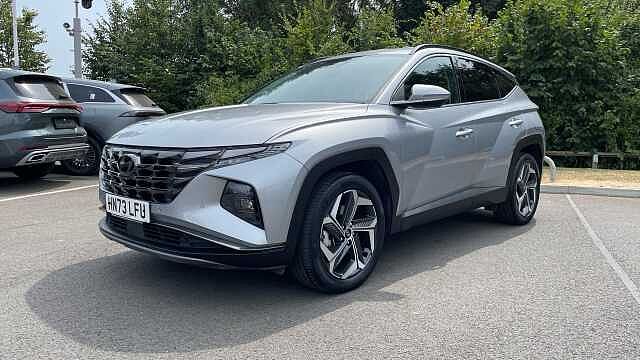 Hyundai TUCSON 1.6 h T-GDi Premium SUV 5dr Petrol Hybrid Auto Euro 6 (s/s) (230 ps) Shimmering Slvr