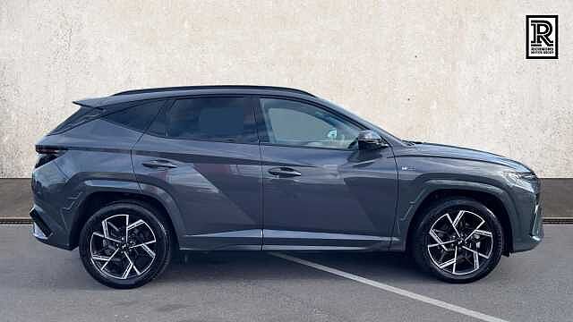 Hyundai TUCSON 1.6T N Line S SUV 5dr Petrol Hybrid Auto Euro 6 (s/s) (239 ps) Grey