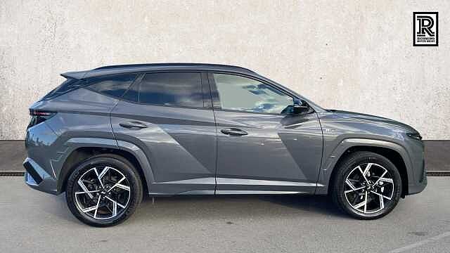 Hyundai TUCSON 1.6 T-GDi N Line SUV 5dr Petrol Hybrid Auto Euro 6 (s/s) (215 ps) Ectrnc Gry Prl