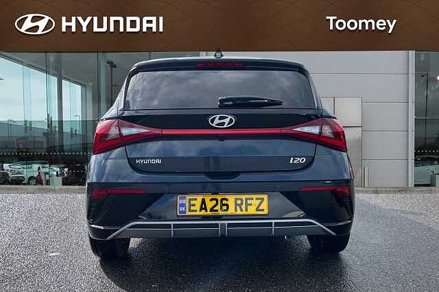 Hyundai I20 1.0 T Gdi Black Line Hatchback 5dr Petrol Manual Euro 6 (s/s) (90 Ps) Aurora Grey