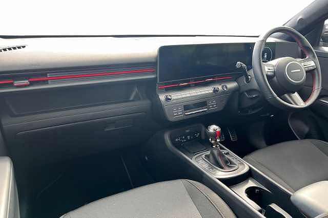 Hyundai KONA 1.6 T Gdi N Line Suv 5dr Petrol Manual Euro 6 (s/s) (138 Ps) Abyss Black