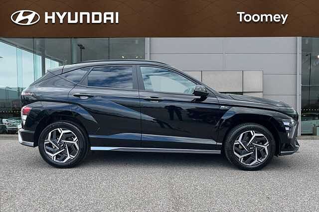 Hyundai KONA 1.6 T Gdi N Line Suv 5dr Petrol Manual Euro 6 (s/s) (138 Ps) Abyss Black