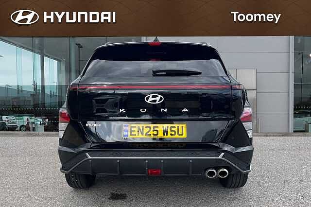 Hyundai KONA 1.6 T Gdi N Line Suv 5dr Petrol Manual Euro 6 (s/s) (138 Ps) Abyss Black
