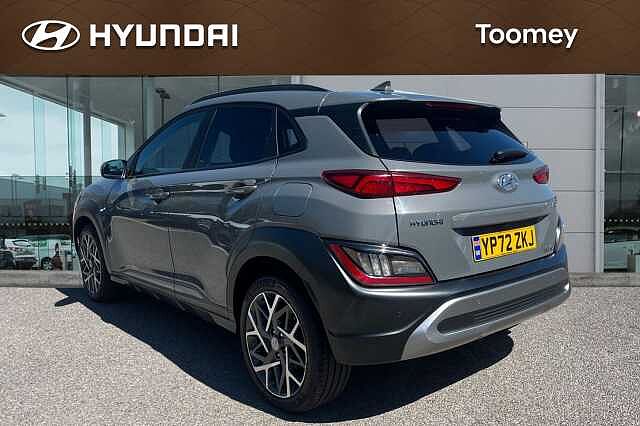 Hyundai KONA 1.6 H Gdi Premium Suv 5dr Petrol Hybrid Dct Euro 6 (s/s) (141 Ps) Galactic Grey