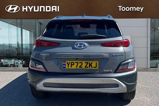 Hyundai KONA 1.6 H Gdi Premium Suv 5dr Petrol Hybrid Dct Euro 6 (s/s) (141 Ps) Galactic Grey