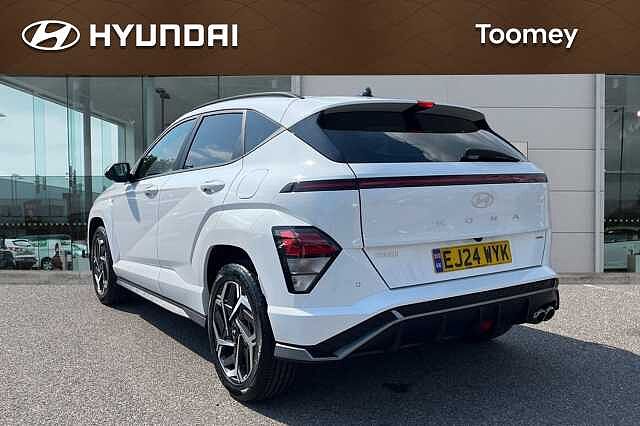 Hyundai KONA 1.6 H Gdi N Line Suv 5dr Petrol Hybrid Dct Euro 6 (s/s) (141 Ps) Atlas White