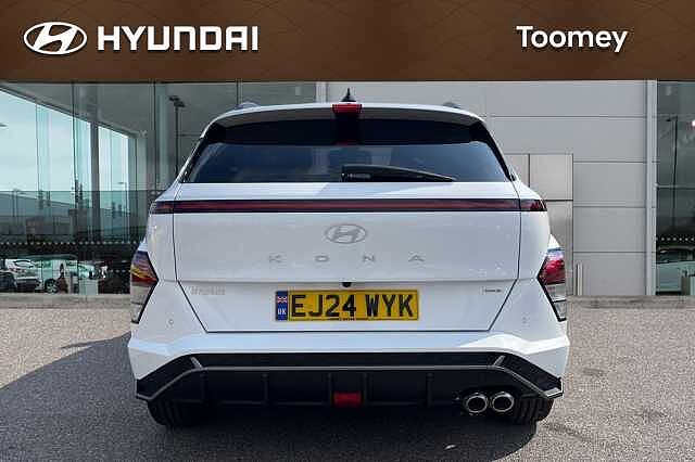 Hyundai KONA 1.6 H Gdi N Line Suv 5dr Petrol Hybrid Dct Euro 6 (s/s) (141 Ps) Atlas White