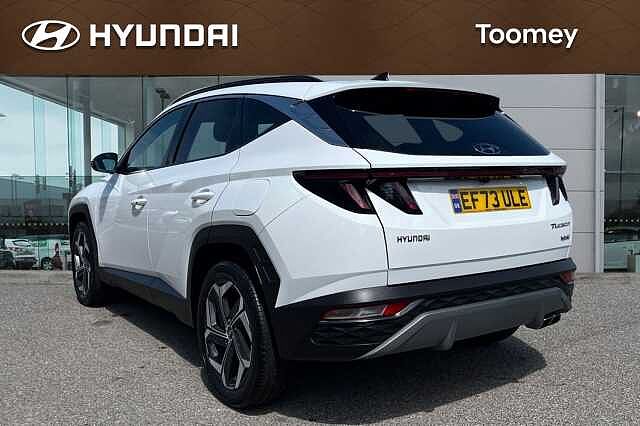 Hyundai TUCSON 1.6 H T Gdi Ultimate Suv 5dr Petrol Hybrid Auto Euro 6 (s/s) (230 Ps) Atlas White