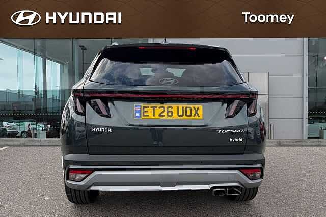 Hyundai TUCSON 1.6t Hybrid Black Line Suv 5dr Petrol Hybrid Auto Euro 6 (s/s) (239 Ps) Pearl - Cypress Green