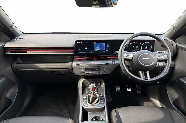 Hyundai KONA 1.0 T Gdi N Line Suv 5dr Petrol Manual Euro 6 (s/s) (100 Ps) Abyss Black