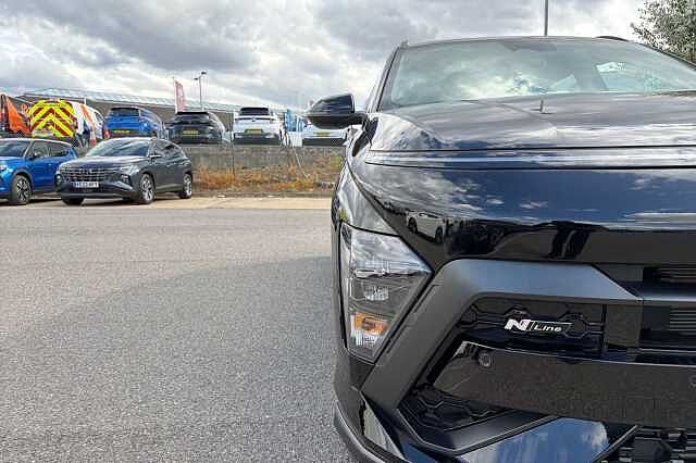 Hyundai KONA 1.0 T Gdi N Line Suv 5dr Petrol Manual Euro 6 (s/s) (100 Ps) Abyss Black
