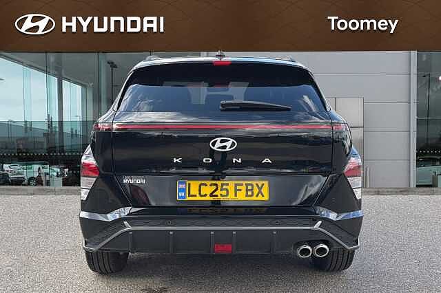 Hyundai KONA 1.0 T Gdi N Line Suv 5dr Petrol Manual Euro 6 (s/s) (100 Ps) Abyss Black