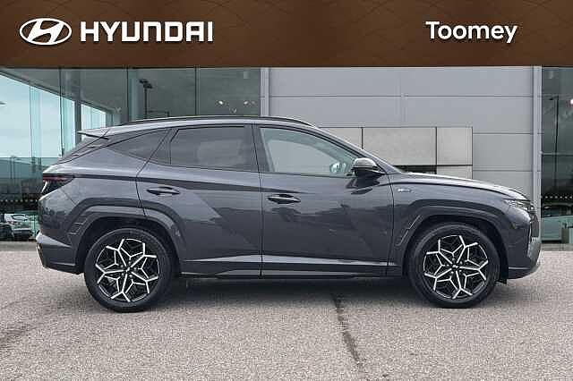 Hyundai TUCSON 1.6 H T Gdi N Line Suv 5dr Petrol Hybrid Auto Euro 6 (s/s) (230 Ps) Dark Knight Grey