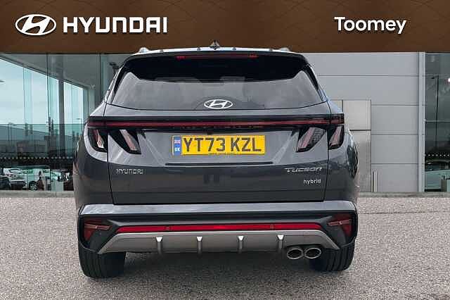 Hyundai TUCSON 1.6 H T Gdi N Line Suv 5dr Petrol Hybrid Auto Euro 6 (s/s) (230 Ps) Dark Knight Grey