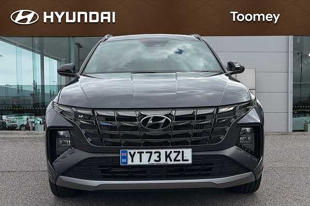 Hyundai TUCSON 1.6 H T Gdi N Line Suv 5dr Petrol Hybrid Auto Euro 6 (s/s) (230 Ps) Dark Knight Grey