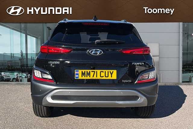Hyundai KONA 1.6 H Gdi Premium Suv 5dr Petrol Hybrid Dct Euro 6 (s/s) (141 Ps) Phantom Black