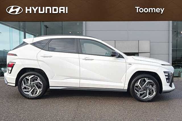 Hyundai KONA 1.6 H Gdi N Line Suv 5dr Petrol Hybrid Dct Euro 6 (s/s) (138 Ps) White