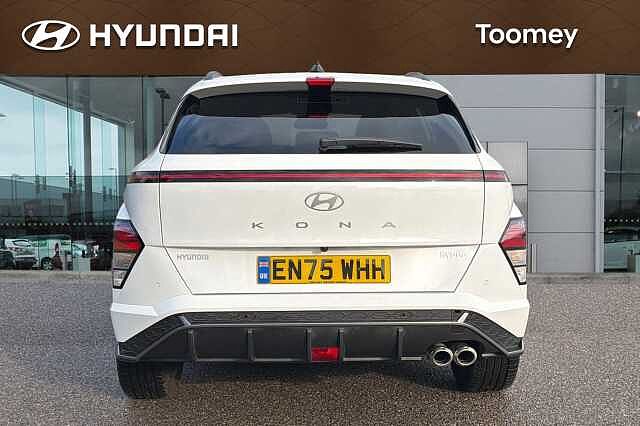 Hyundai KONA 1.6 H Gdi N Line Suv 5dr Petrol Hybrid Dct Euro 6 (s/s) (138 Ps) White