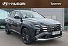 Hyundai TUCSON 1.6t Hybrid Black Line Suv 5dr Petrol Hybrid Auto Euro 6 (s/s) (239 Ps) Pearl - Cypress Green