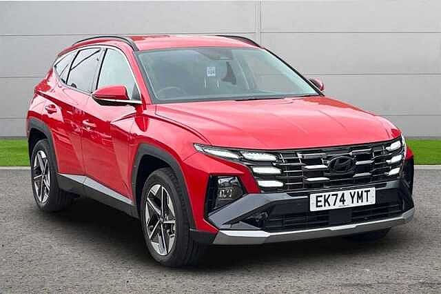 Hyundai TUCSON 1.6T HYBRID PREMIUM 5DR AUTO Red