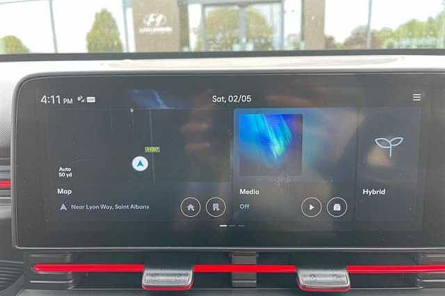 Hyundai KONA 1.6 GDI HYBRID N LINE 5DR DCT ECOTRONIC GREY