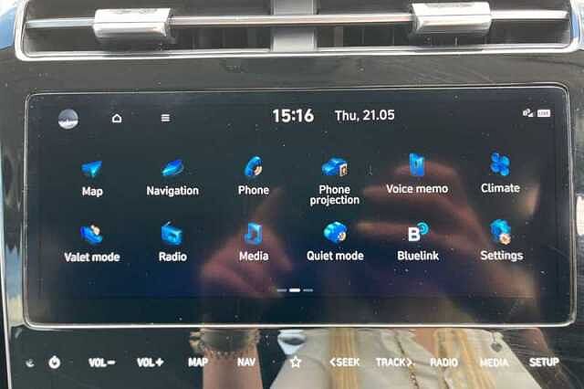 Hyundai TUCSON 1.6 TGDI SE CONNECT 5DR 2WD TEAL BLUE