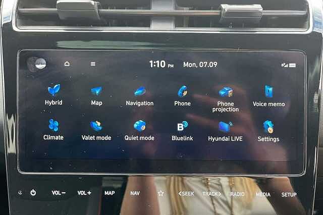 Hyundai TUCSON 1.6 h T-GDi N Line S SUV 5dr Petrol Hybrid Auto Euro 6 (s/s) (230 ps) DARK KNIGHT GREY