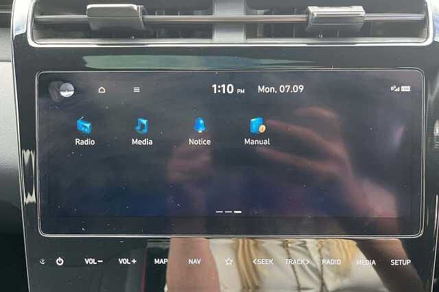 Hyundai TUCSON 1.6 h T-GDi N Line S SUV 5dr Petrol Hybrid Auto Euro 6 (s/s) (230 ps) DARK KNIGHT GREY