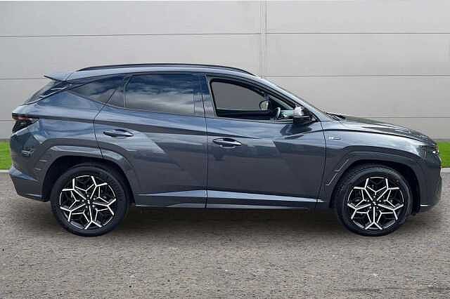 Hyundai TUCSON 1.6 h T-GDi N Line S SUV 5dr Petrol Hybrid Auto Euro 6 (s/s) (230 ps) DARK KNIGHT GREY