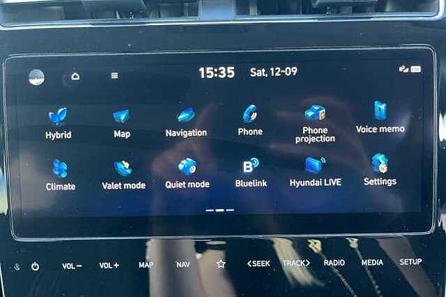 Hyundai TUCSON 1.6 h T-GDi Premium SUV 5dr Petrol Hybrid Auto Euro 6 (s/s) (230 ps) Black