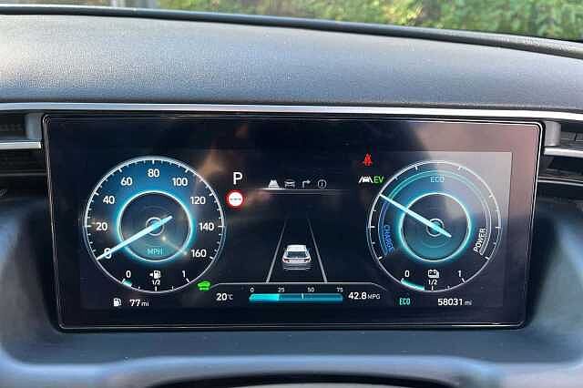 Hyundai TUCSON 1.6 h T-GDi Ultimate SUV 5dr Petrol Hybrid Auto Euro 6 (s/s) (230 ps) ATLAS WHITE