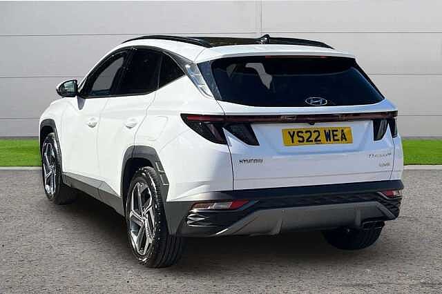Hyundai TUCSON 1.6 h T-GDi Ultimate SUV 5dr Petrol Hybrid Auto Euro 6 (s/s) (230 ps) ATLAS WHITE