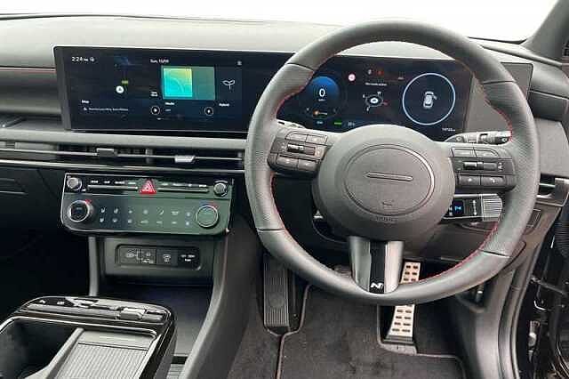 Hyundai TUCSON 1.6 T-GDi N Line S SUV 5dr Petrol Hybrid Auto Euro 6 (s/s) (215 ps) Black