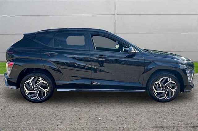 Hyundai KONA 1.0 T-GDi N Line S SUV 5dr Petrol Manual Euro 6 (s/s) (100 ps) Black