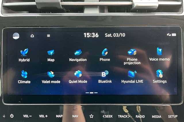 Hyundai TUCSON 1.6 h T-GDi Premium SUV 5dr Petrol Hybrid Auto Euro 6 (s/s) (230 ps) ATLAS WHITE