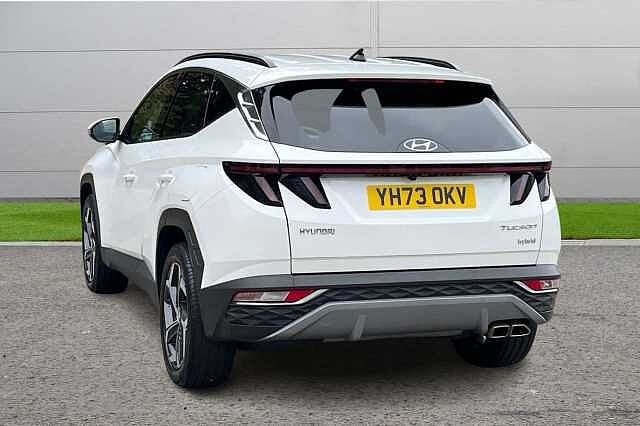 Hyundai TUCSON 1.6 h T-GDi Premium SUV 5dr Petrol Hybrid Auto Euro 6 (s/s) (230 ps) ATLAS WHITE