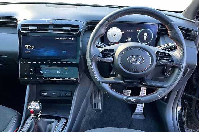 Hyundai TUCSON 1.6 T-GDi N Line S SUV 5dr Petrol Manual Euro 6 (s/s) (150 ps) PHANTOM BLACK