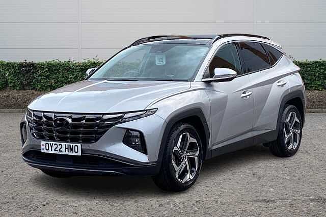 Hyundai TUCSON 1.6 TGDi Hybrid 230 Ultimate 5dr 2WD Auto Platinum Silver