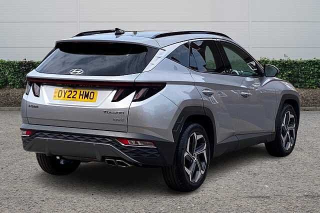 Hyundai TUCSON 1.6 TGDi Hybrid 230 Ultimate 5dr 2WD Auto Platinum Silver