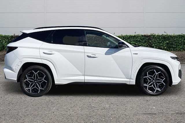 Hyundai TUCSON 1.6 TGDi Hybrid 230 N Line S 5dr 2WD Auto Polar White