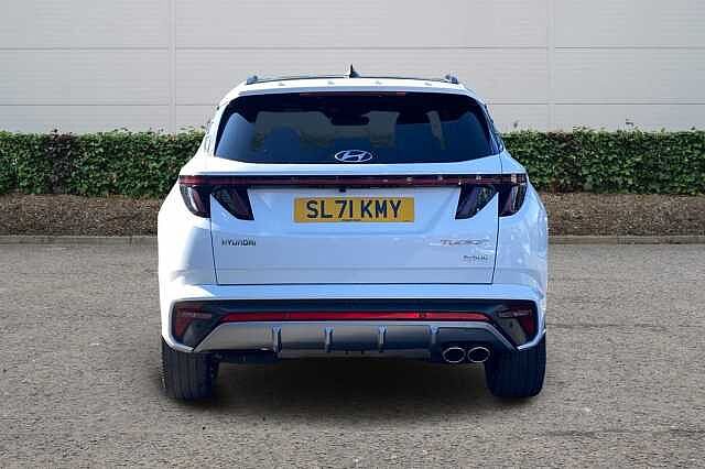 Hyundai TUCSON 1.6 TGDi Hybrid 230 N Line S 5dr 2WD Auto Polar White