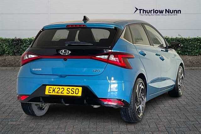 Hyundai I20 1.0 T-GDi MHEV Premium Hatchback 5dr Petrol Hybrid Manual Euro 6 (s/s) (100 ps) Aqua Turquoise