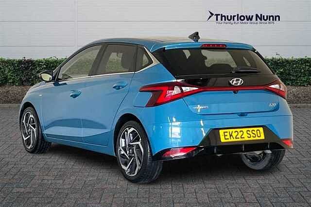 Hyundai I20 1.0 T-GDi MHEV Premium Hatchback 5dr Petrol Hybrid Manual Euro 6 (s/s) (100 ps) Aqua Turquoise