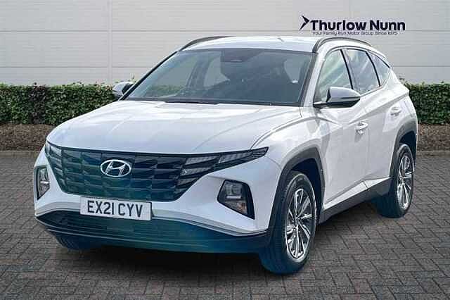 Hyundai TUCSON 1.6 h T-GDi SE Connect SUV 5dr Petrol Hybrid Auto Euro 6 (s/s) (230 ps) White