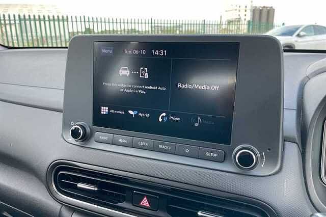Hyundai KONA 1.6 h-GDi SE Connect SUV 5dr Petrol Hybrid DCT Euro 6 (s/s) (141 ps) ABYSS BLACK