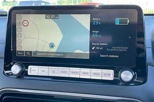 Hyundai KONA 64kWh Ultimate SUV 5dr Electric Auto (10.5kW Charger) (204 ps) Black